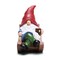 Solar Garden Gnomes Outdoor Statue with Solar Lights,7.1“ Figurine Lights Solar Garden Yard Decorations Outdoor Decorations for Patio,Yard,Lawn Ornament,Mom Gift Unique Housewarming Gifts